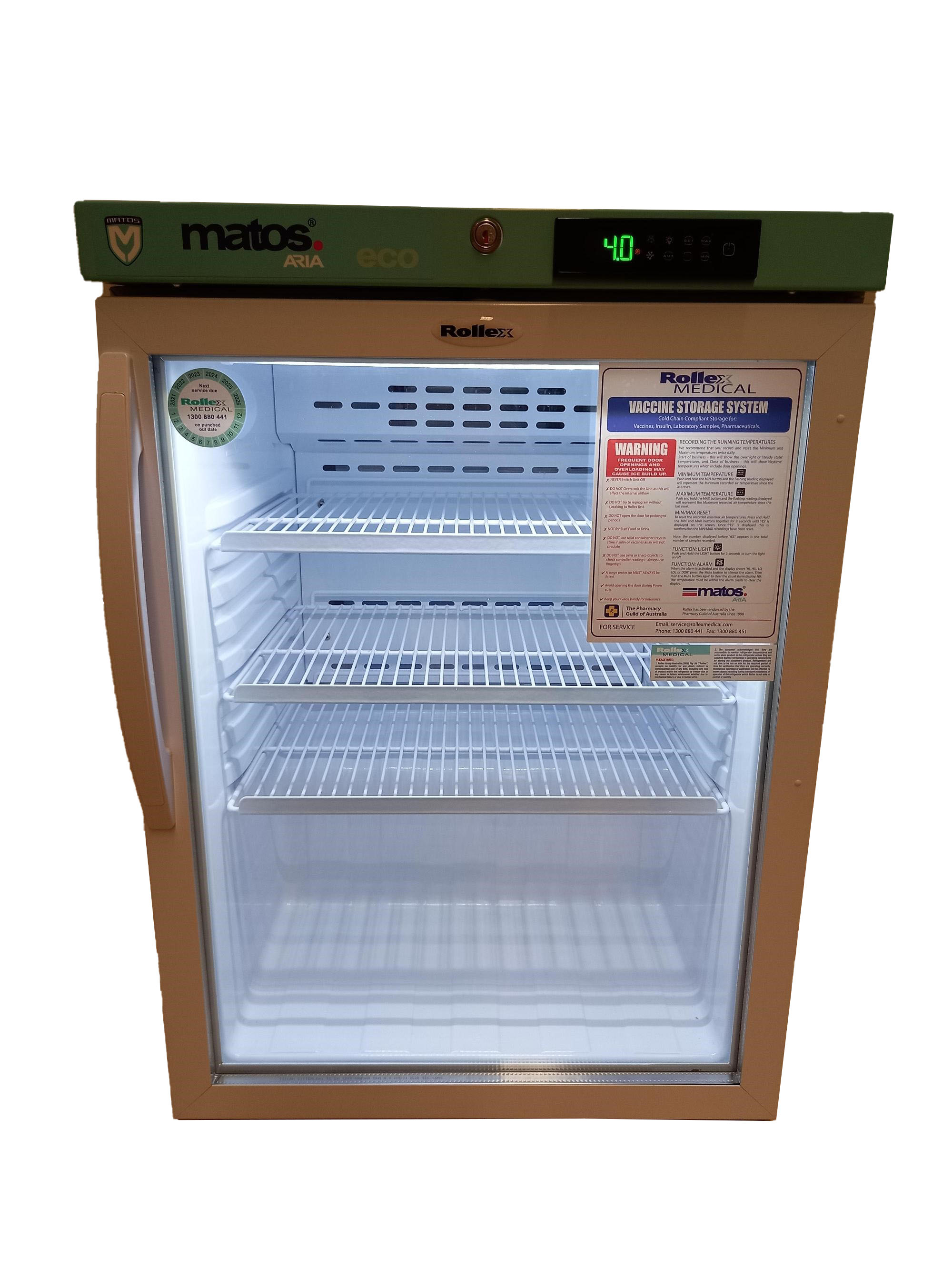 Underbench Medical Refrigerators MATOS PLUS, MATOS ARIA and LEC